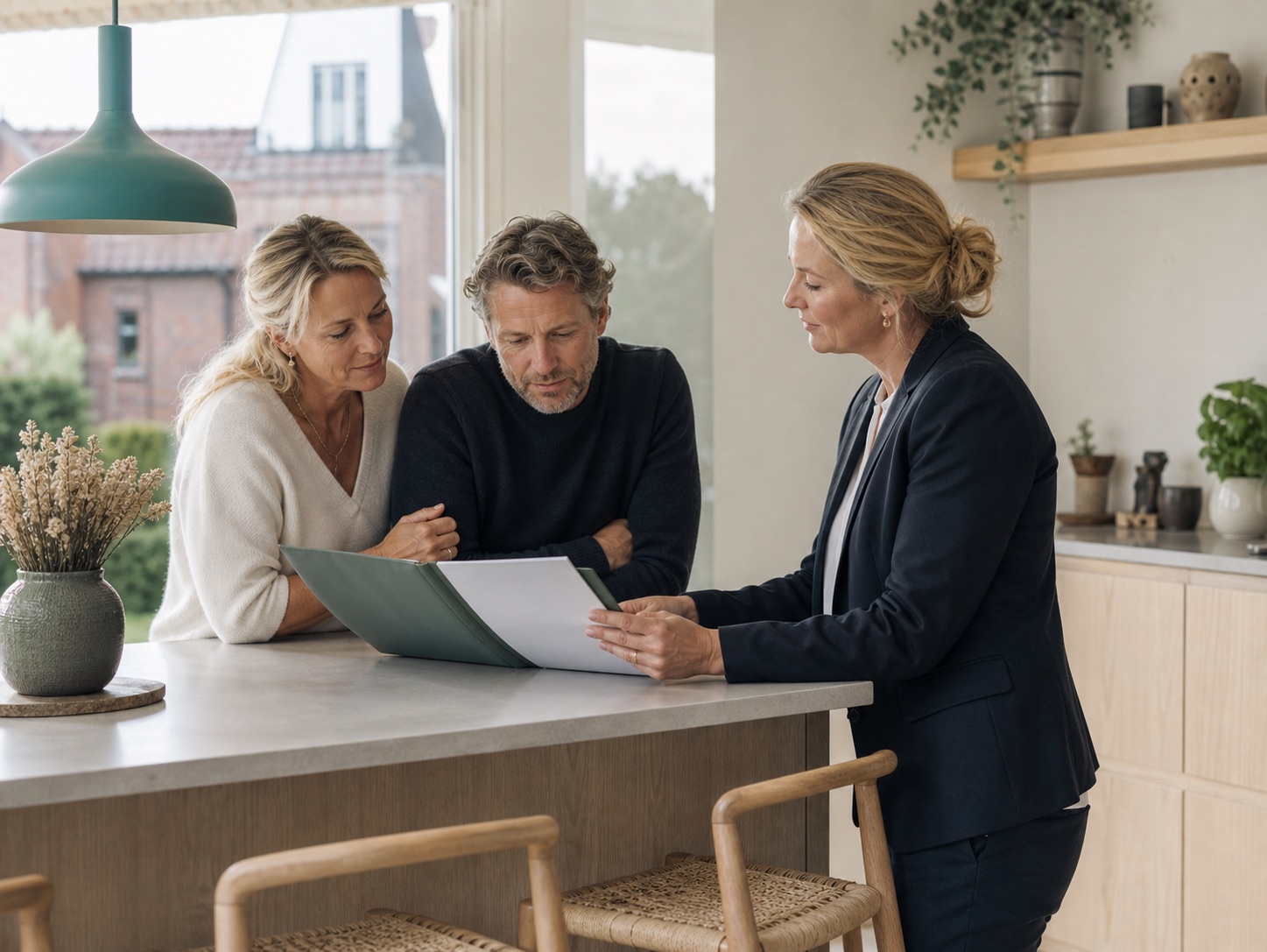 Persönliches Gespräch über den Wert einer Immobilie in Nordfriesland